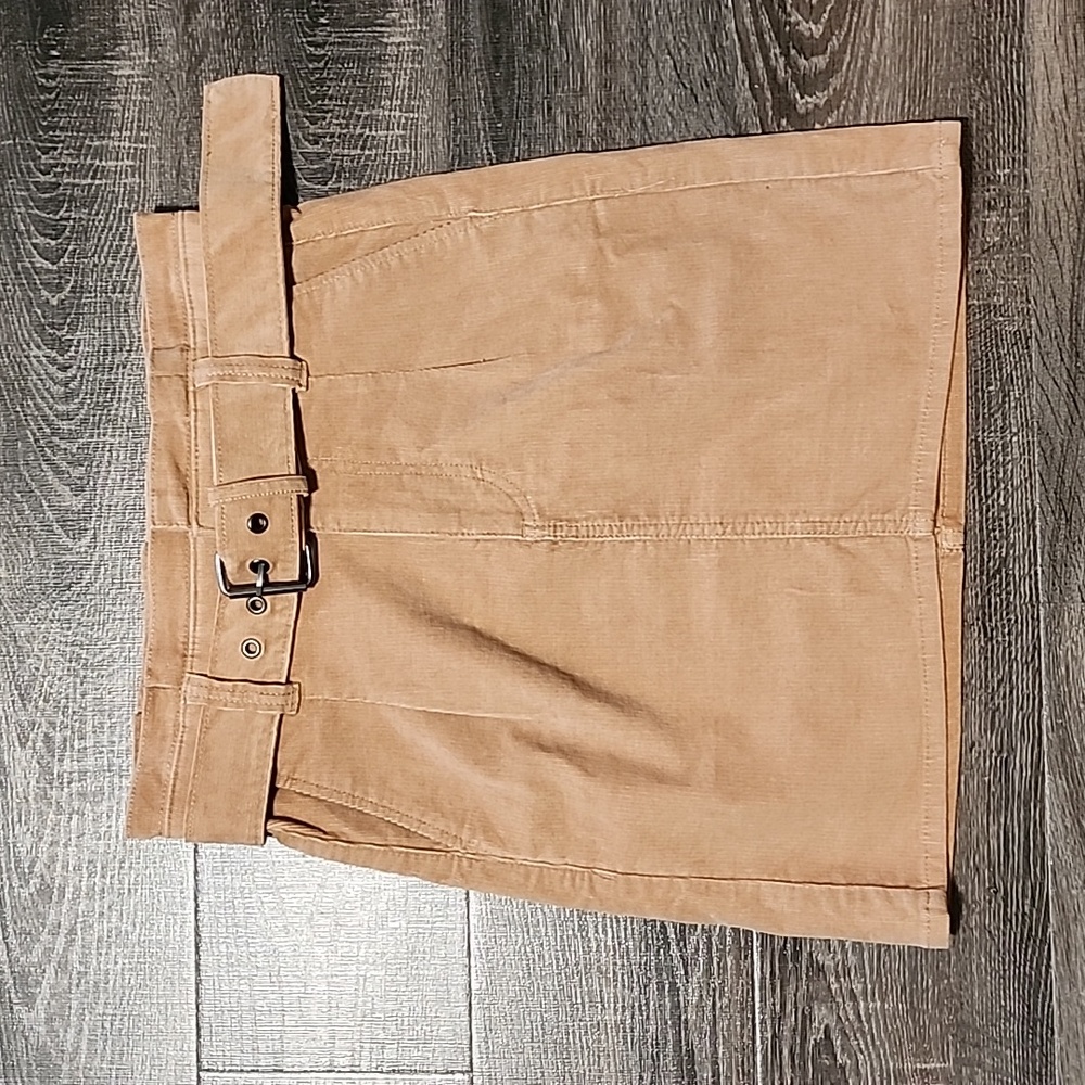 ❄️ Express belted Stretch corduroy Pencil Skirt ❄️